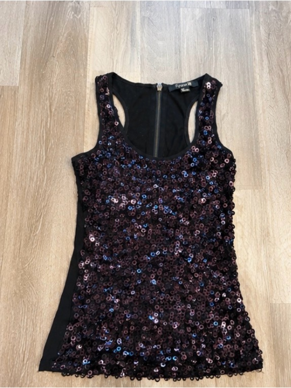 Vintage Forever 21 Y2K Sequin Tank Top Size S